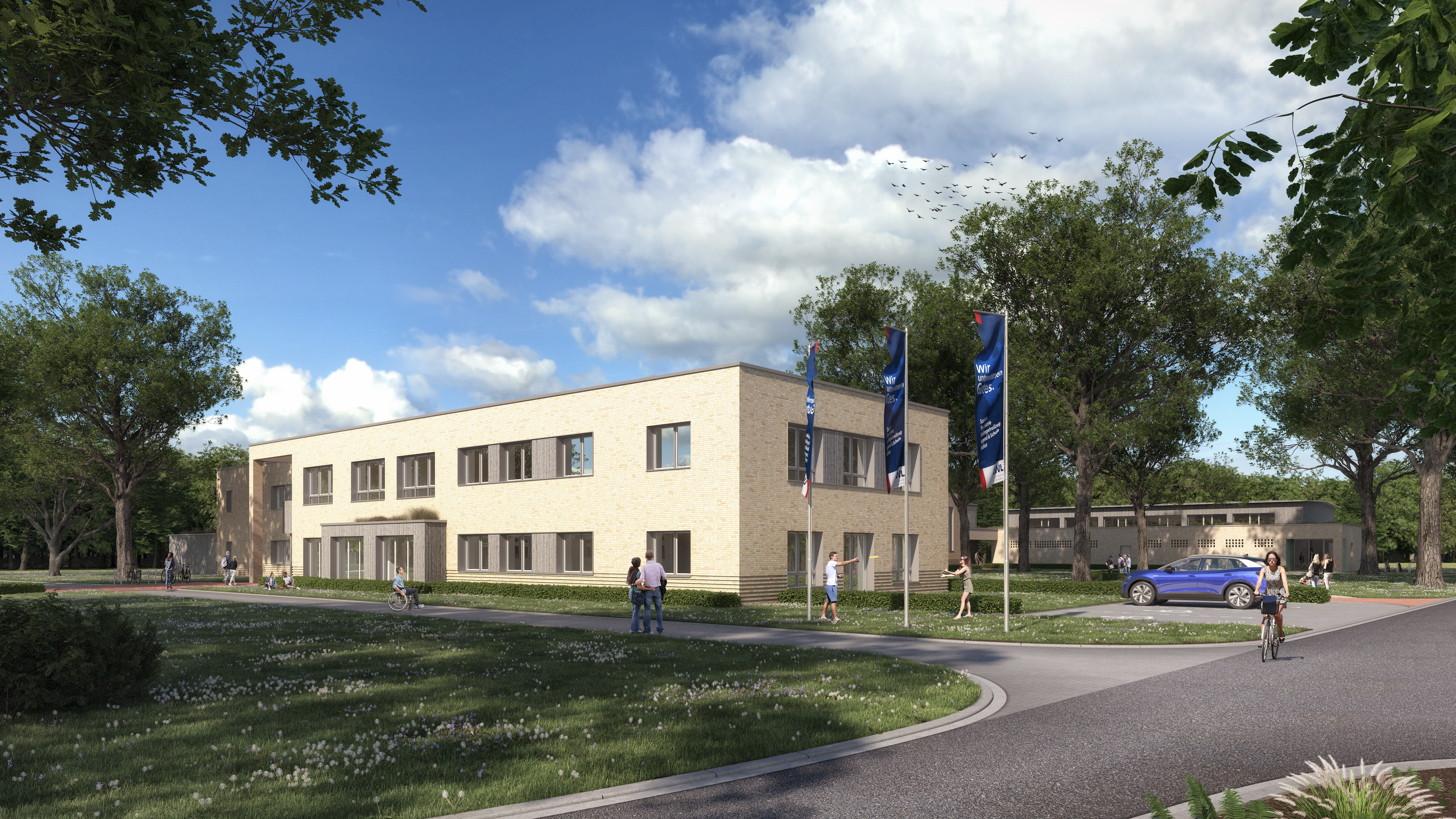 Das Bild zeigt eine Illustration der Klinik